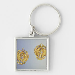 Chaveiro Pendentes chineses, ouro de 17 quilates chapeado