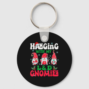 Chaveiro Pendurado Com Meus Gnomos de Enfermagem Gnome Engr
