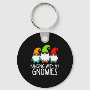 Chaveiro Pendurado Com Meus Gnomos Engraçado Jardim Anão