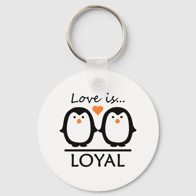 Chaveiro Penguin Love (Frente)