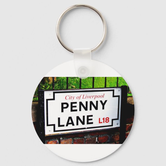 Chaveiro Penny lane Liverpool England (Frente)