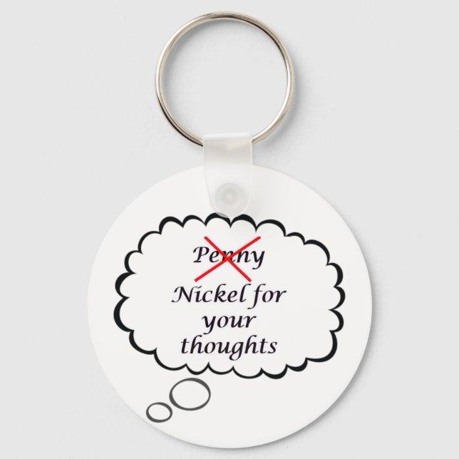 Chaveiro Penny/Nickel Thought Keychain (Frente)