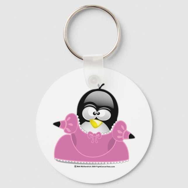 Chaveiro Penquin Princess (Frente)