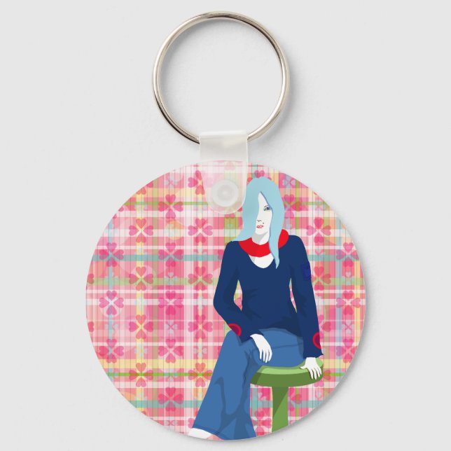 Chaveiro Pensando em você (Frente)