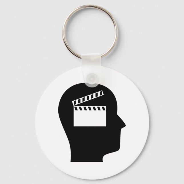 Chaveiro Pensando Sobre Filmes (Frente)