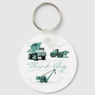 Chaveiro Pense em grandes mudanças de construção e presente