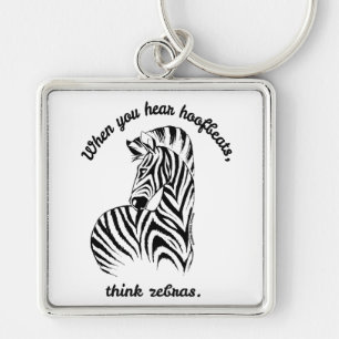 Chaveiro Pense em Zebras