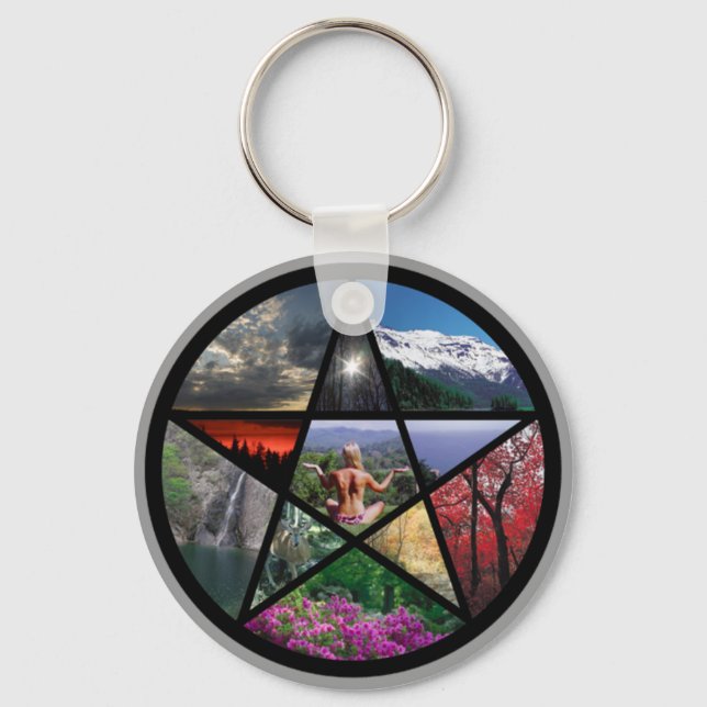 Chaveiro Pentacle Collage keychain (Frente)