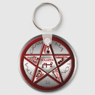 Chaveiro pentacle do solomon