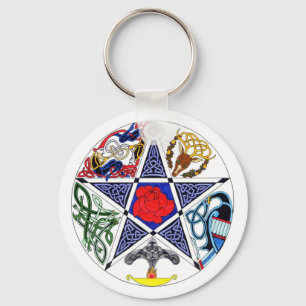 Chaveiro Pentagram celta