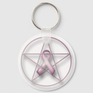 Chaveiro Pentagram do cancro da mama