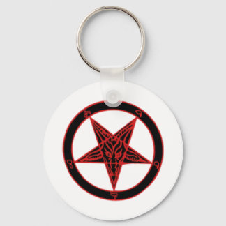 Chaveiro Pentagrama do Baphomet