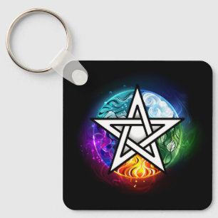 Chaveiro Pentagrama do Wiccan