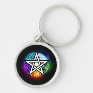 Chaveiro Pentagrama do Wiccan