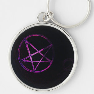 Chaveiro Pentagrama roxo - Camisa
