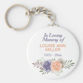 Chaveiro Peony Memorial In Loving Memory Of