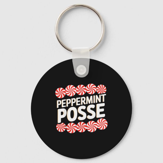 Chaveiro Peppermint Sse Festive Christmas Candy Theme Famil (Frente)