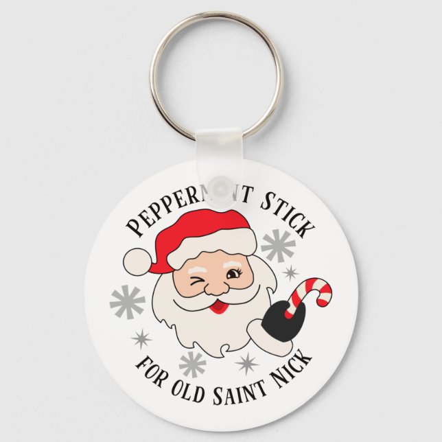 Chaveiro Peppermint Stick for Old Santo Nick (Frente)