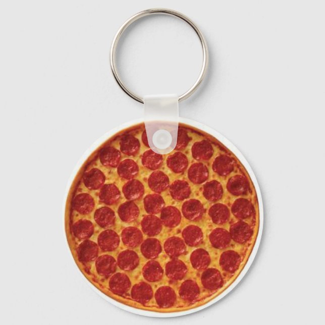 Chaveiro Pepperoni Pizza (Frente)