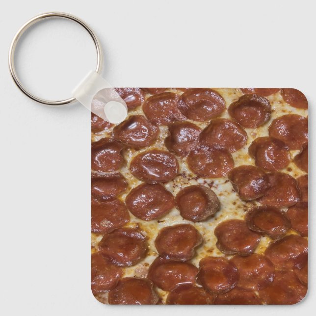 Chaveiro Pepperoni Pizza (Frente)