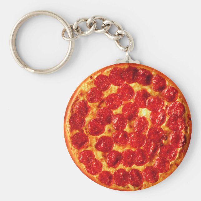 Chaveiro Pepperoni Pizza (Frente)