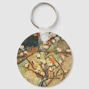Chaveiro Pequena árvore de pera em flor por Vincent van Gog