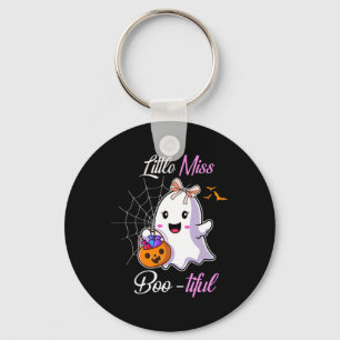 Chaveiro Pequena Miss Boo Bonita Engraçada Feira de Hallowe