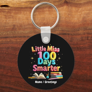Chaveiro Pequena Senhorita 100 Dias Mais Inteligente Celebr
