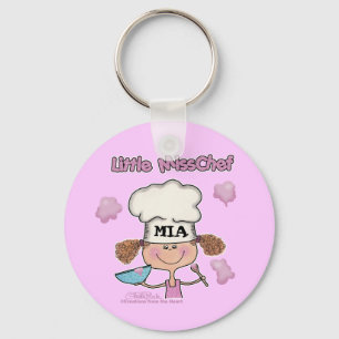 Chaveiro Pequena Senhorita Chef Personalizar