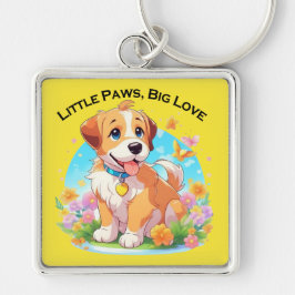 Chaveiro Pequenas Patas Bonitas Grande Amor