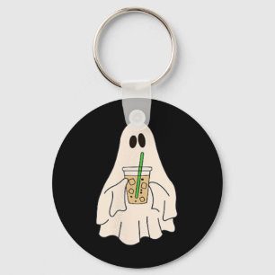 Chaveiro Pequeno Bebendo Fantasma Café Forçado Halloween Sp