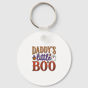 Chaveiro Pequeno Boo de Papai Halloween Vintage