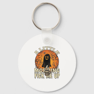 Chaveiro Pequeno Fantasma de Halloween Skull Mu da Manhã