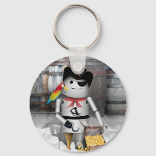 Chaveiro Pequeno Robo-x9 para falar como um dia pirata