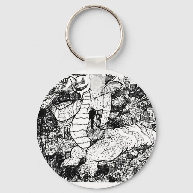 Chaveiro Percentum Godzilla (Frente)