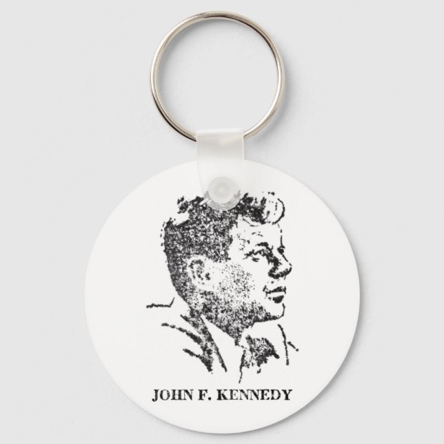 Chaveiro Perfil de John F. Kennedy em 1963 (Frente)