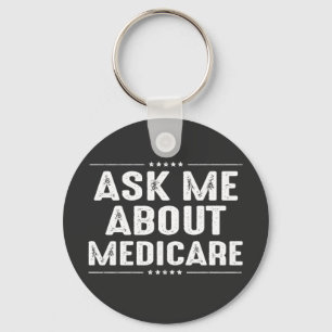 Chaveiro Pergunte-me sobre Medicare