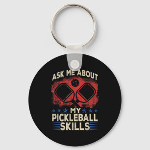 Chaveiro Pergunte sobre habilidades de pickle ball - pickle
