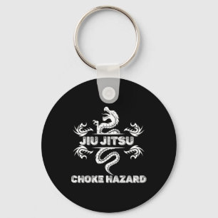 Chaveiro Perigo de Asfixia de Jiu Jitsu Caratê Boxe Muay Th