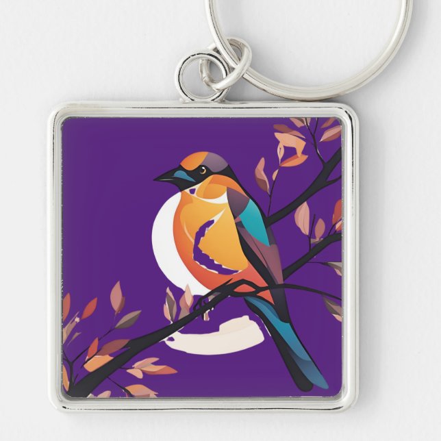Chaveiro Periwinkle Pelican Bauble (Frente)