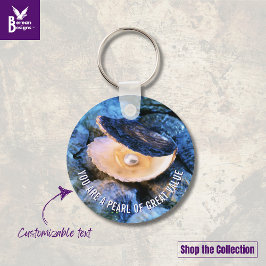 Chaveiro Pérola de OYSTER do Christian Personalizado do Val