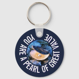 Chaveiro Pérola de OYSTER do Christian Personalizado do Val