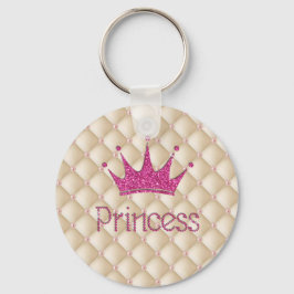 Chaveiro Pérolas Chic Encantadoras, Tiara, Princesa, Glitír