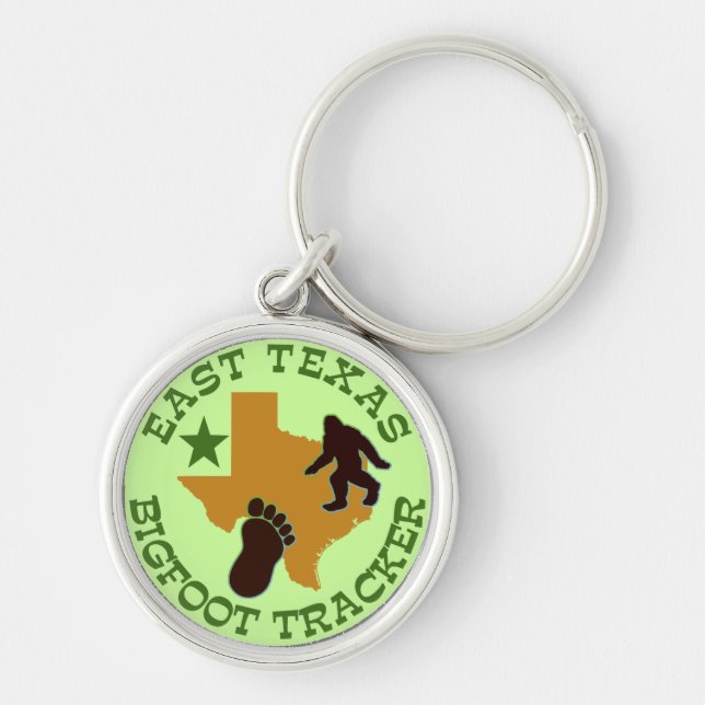 Chaveiro Perseguidor do leste de Texas Bigfoot (Frente)
