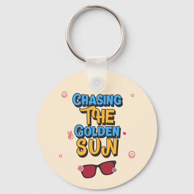 Chaveiro Perseguindo o Sol do Ouro (Frente)