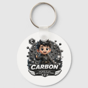 Chaveiro Personagem de Carbono ATOMIVRA