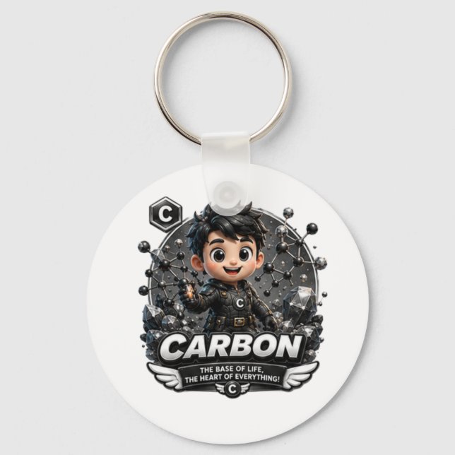 Chaveiro  Personagem de Carbono ATOMIVRA  (Frente)