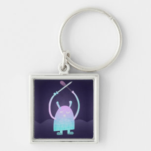 Chaveiro Personagem de Monstro Adorável para Crianças
