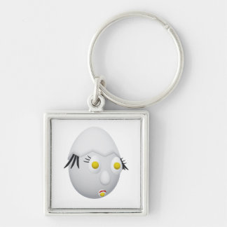 Chaveiro Personagem de Ovo Excêntrico RG & RA Design Fofo