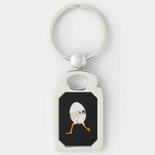 Chaveiro Personagem de Ovo Excêntrico RG & RA Design Fofo